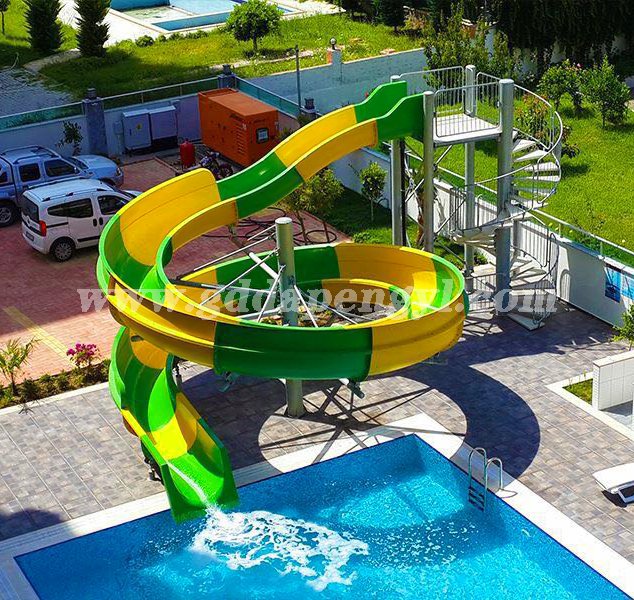 Popular spiral pool slide, DP-H400