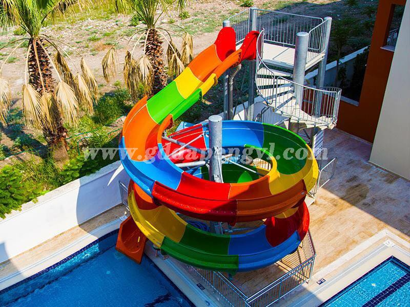 Brightly medium size pool slide for home and commercial use, DP-H615