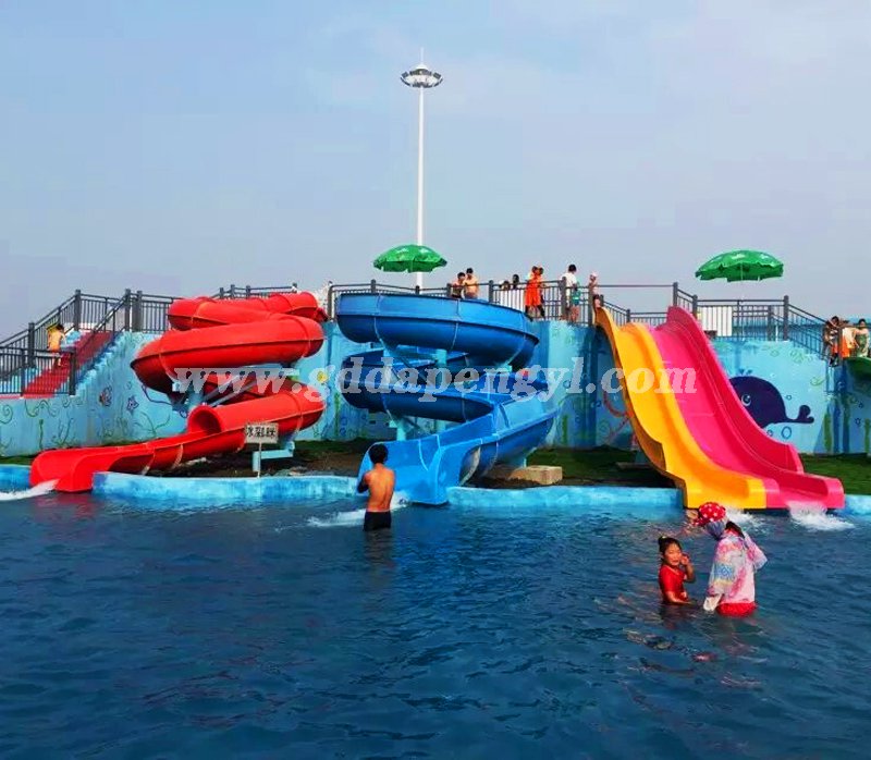 3 m high commercial water slides for sale DP-CHS300 