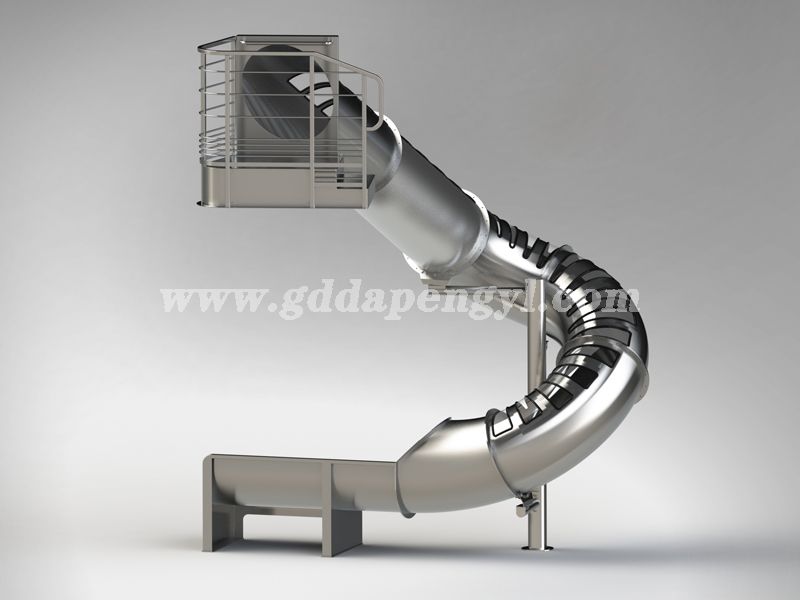 Indoor Playground Slide 304/316 Stainless Steel Spiral Slide for Kids and Adult DP-ODS03