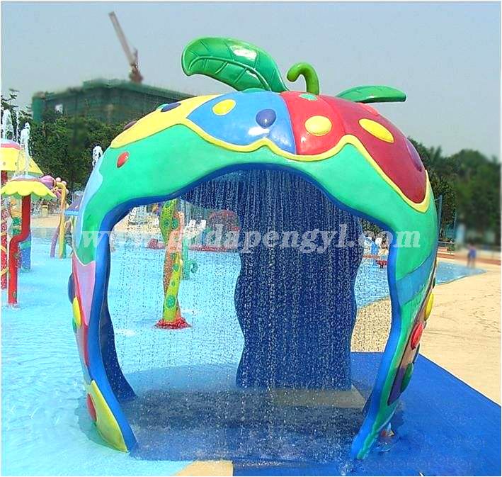 Fiberglass water splash pad-Apple House DP-XPFRP67