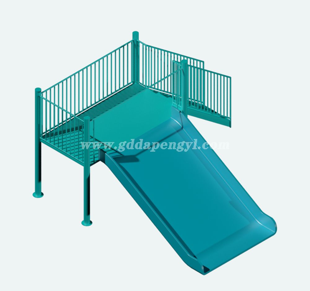 Small Pool Slide, Wide Water Slide, Fiberglass Swimming Pool Games for Kids and Adult DP-WS-W150