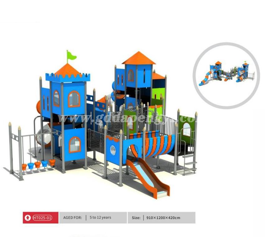 Modern Design outdoor PE board Slide for Children